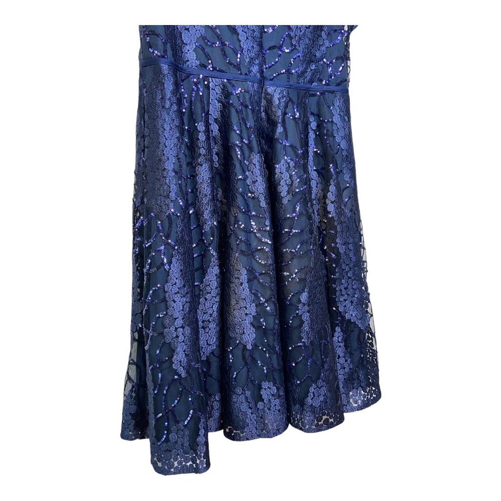 Mac Duggal Sequins Embellished Flutter Sleeve Coc… - image 7